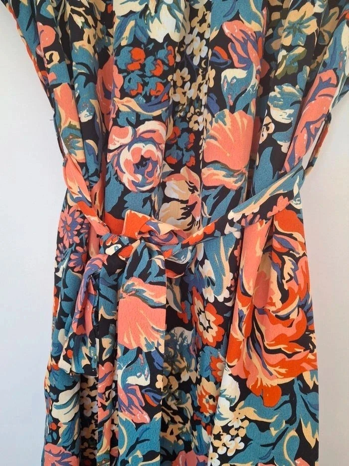 🌸 Precioso vestido de mujer con flores multicolores Noémie & Co Talla M - NUEVO – photo 6
